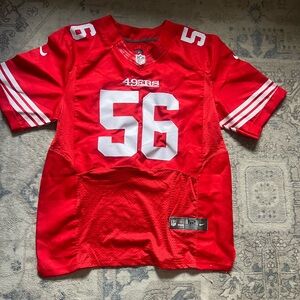 Nike Red and White Men's Jersey
